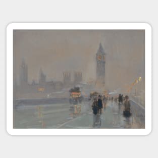 Big Ben by Childe Hassam Magnet